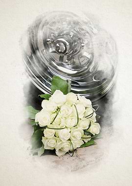 Wedding Bouquet and Wheel