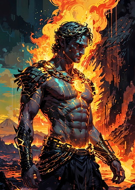 Prometheus Ablaze: Titan of Eternal Flame