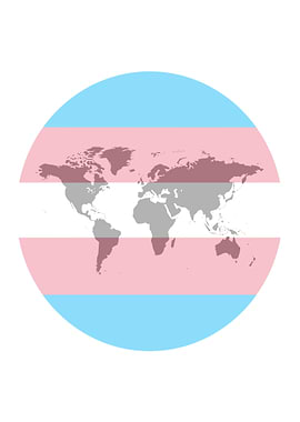 Transgender Pride World Map