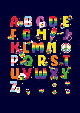Cute LGBTQ Alphabet
