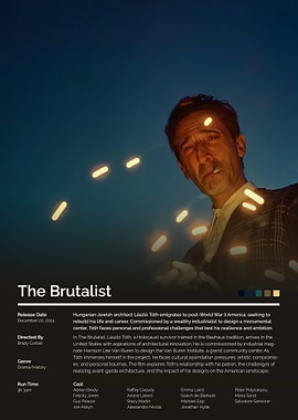 The Brutalist Movie Poster