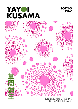 Yayoi Kusama Polka Dot Art