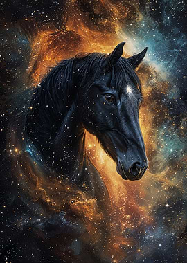 Black Horse in Space