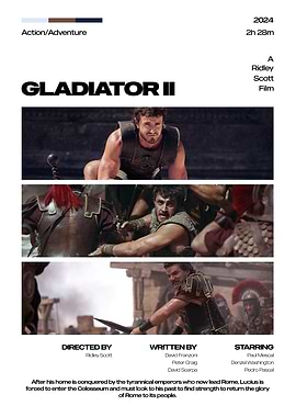 Gladiator II Movie Poster