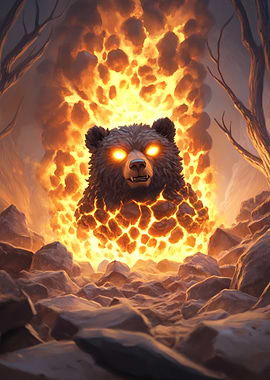 Fiery Bear
