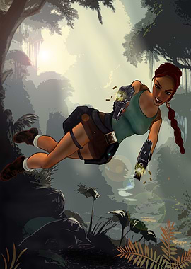 Lara Croft on here next adventure