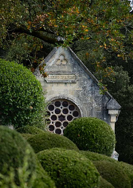 Stone Chapel in Garden