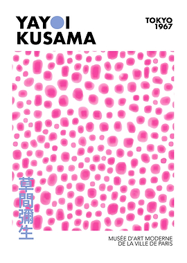 Yayoi Kusama Polka Dot Poster