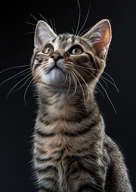 Curious Tabby Kitten
