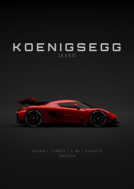 Koenigsegg Jesko Red - Specs