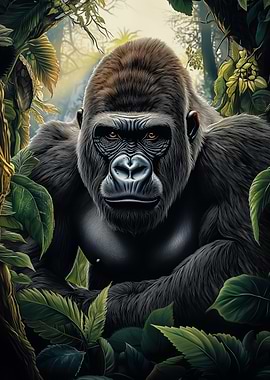 Gorilla in Jungle