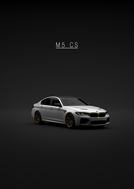 BMW M5 CS F90 - White Front