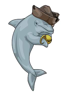 Dolphin Pirate Hook hand