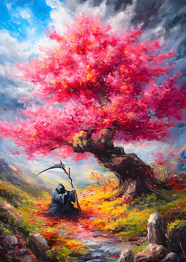 Death Under a Pink Tree