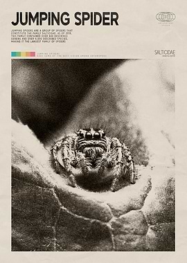 Jumping Spider Poster