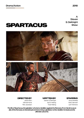 Spartacus TV Show Poster