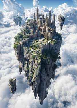 Floating Castle in the Clouds