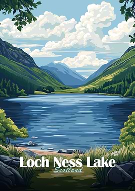 Loch Ness Lake, Scotland
