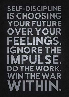 Self-Discipline Quote
