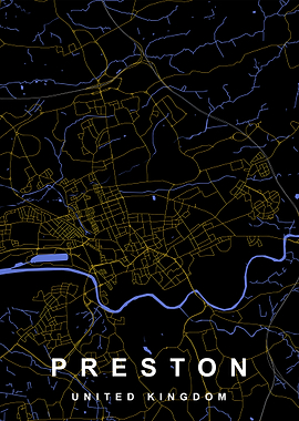 Preston City Map