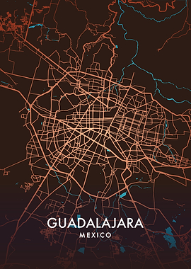 Guadalajara City Map