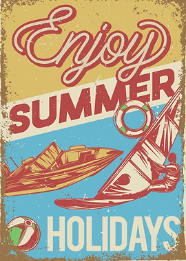 Summer Holidays Poster