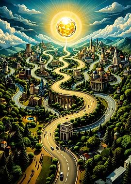 Winding Road to Golden Sphere