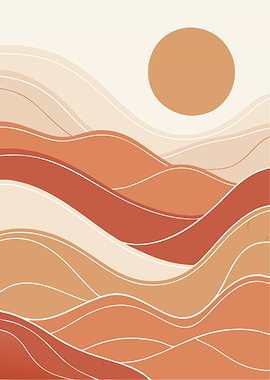 Terracotta and Black