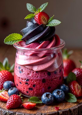 Layered Berry Dessert
