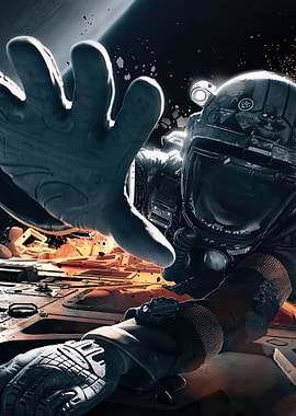 Space Suit in Distress