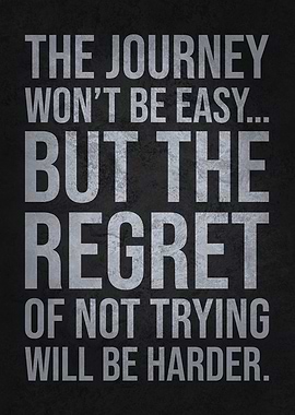 Hard Journey vs Regret - Success Motivational