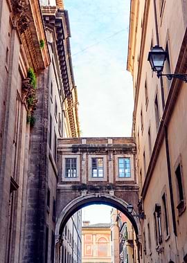 Stone Archway in Rome