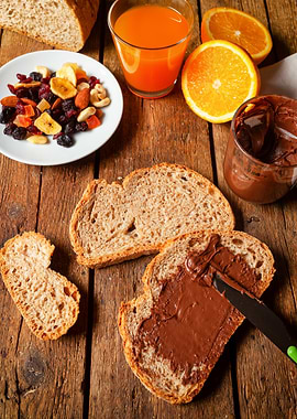 Chocolate Spread on Toast