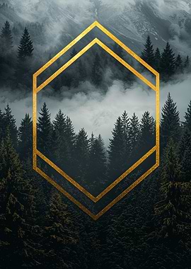 Golden Forest Frame