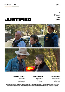 Justified TV Show Poster