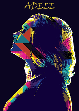 Adele Pop Art Portrait