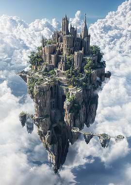 Floating Castle in the Clouds