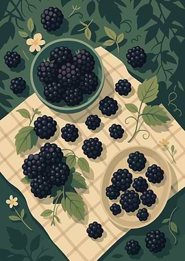 Blackberry – A Stylized Tablescape