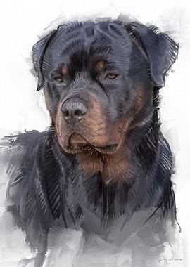 Rottweiler Portrait