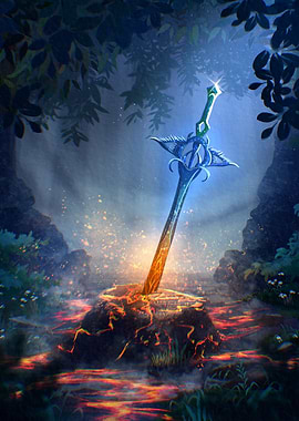 Mystical Ice and Fire Sword