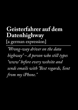 Wrong-Way Driver On The Data Highway Dad Joke Tech Slang