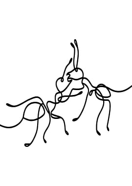 Ant Line Art