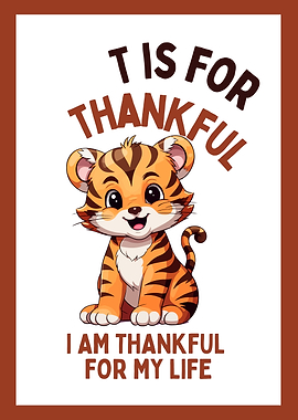 Tiger Thankful Design