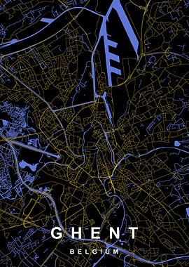 Ghent City Map