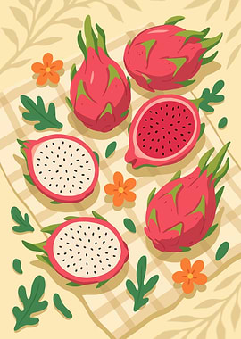 Pitaya (Dragon Fruit) – A Stylized Tablescape