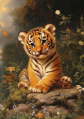 Cute Tiger Cub