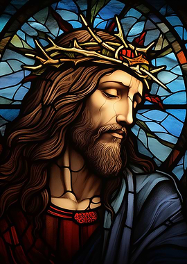 Stained Glass Jesus