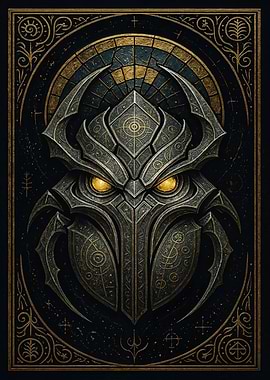 Mythic Scarab – Gothic Steampunk Relic Poster