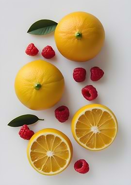 Oranges and Raspberries