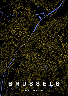 Brussels City Map
